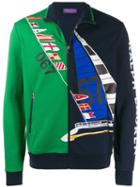 Ralph Lauren Purple Label Printed Zipped Jacket - Blue