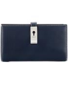 Bally Amber Plain Wallet - Blue