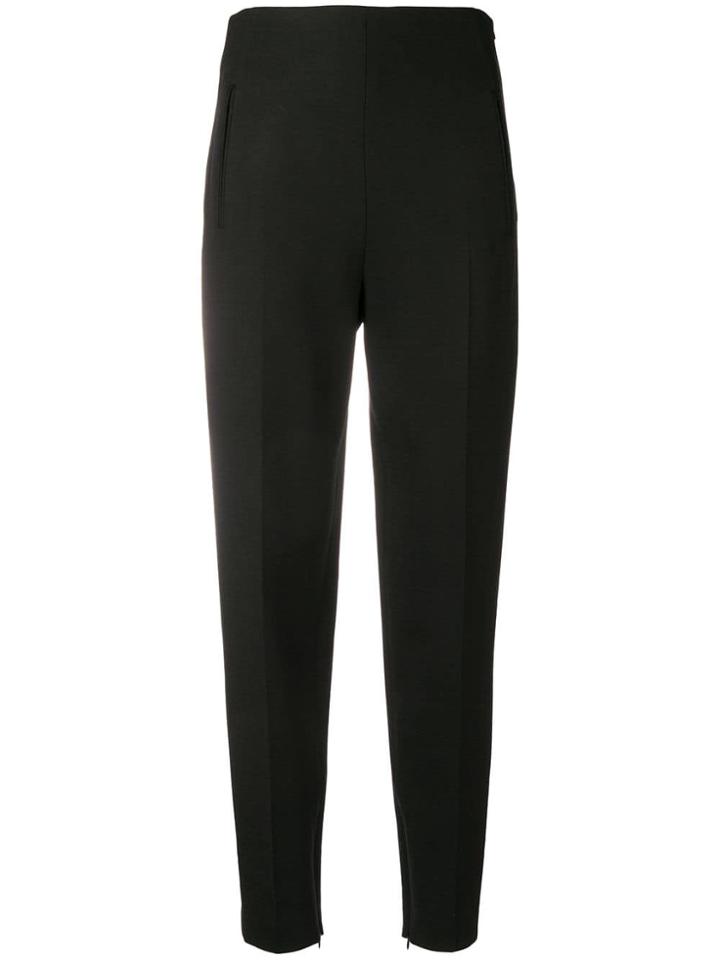 The Row High Rise Skinny Trousers - Black