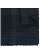 Stephan Schneider Check Scarf - Blue