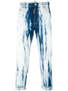 Dsquared2 Tie Dye Jeans, Men's, Size: 52, Blue, Cotton/spandex/elastane/polyester