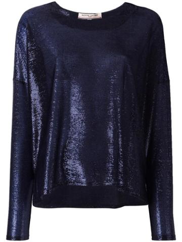 Valentine Gauthier 'santiago Cosmic' Top, Women's, Size: 2, Blue, Polyester/viscose