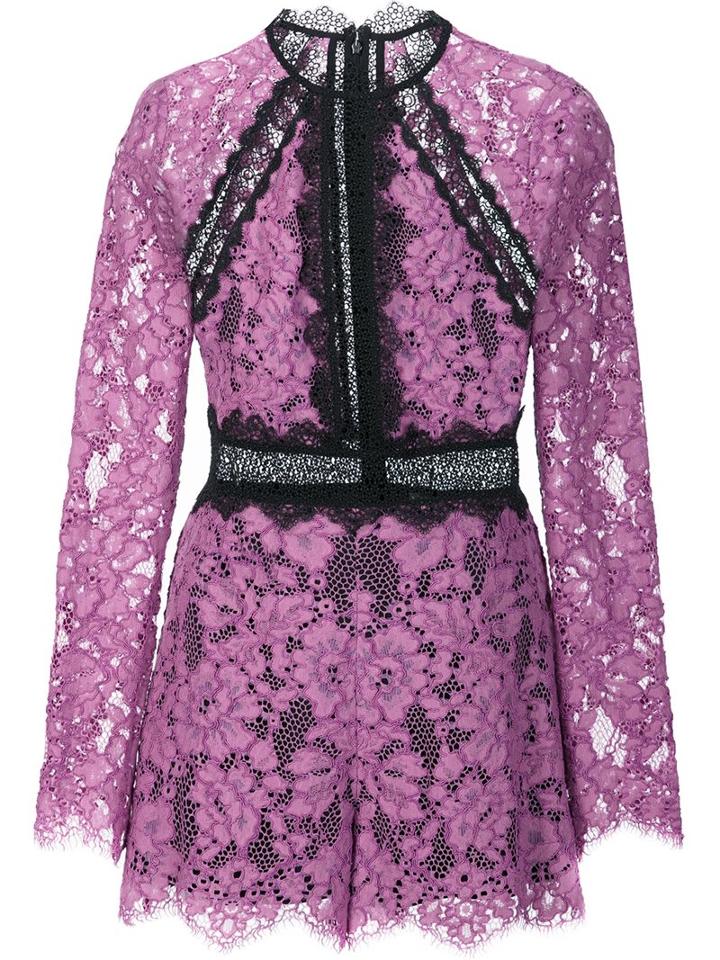 Alexis 'eva' Playsuit, Women's, Size: Small, Pink/purple, Cotton/nylon/polyester/rayon