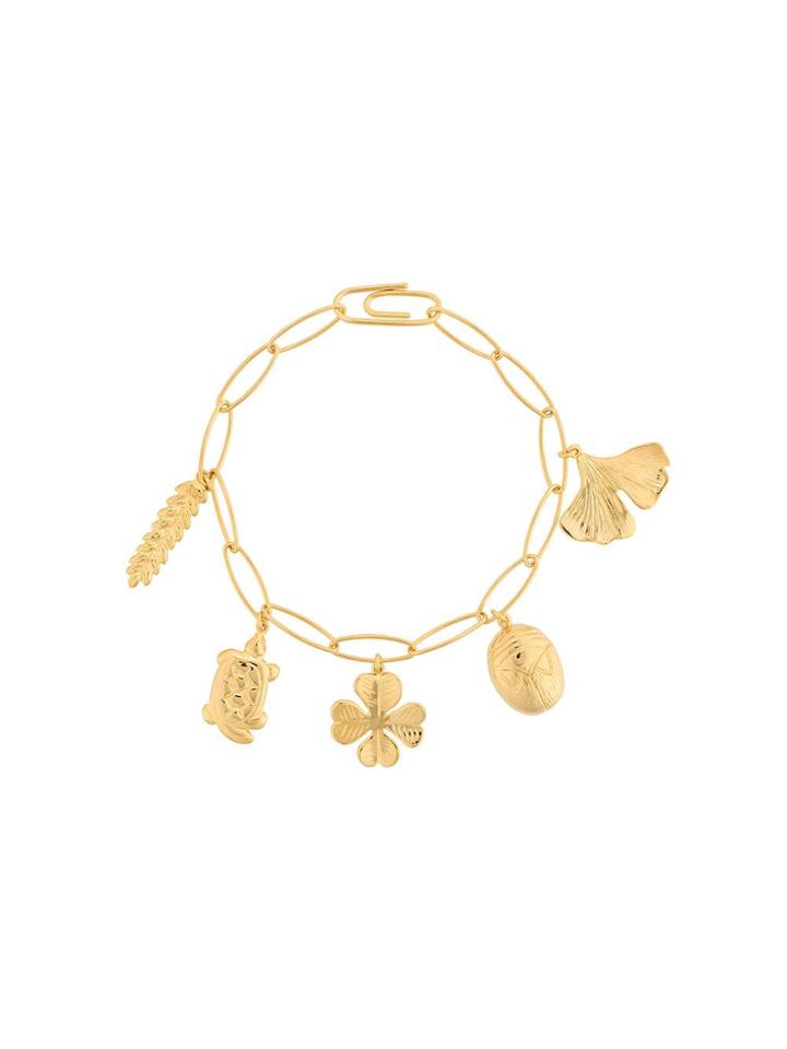 Aurelie Bidermann Aurelie Charm Bracelet - Metallic