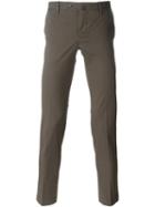 Pt01 Slim Chino Trousers, Men's, Size: 46, Green, Cotton/linen/flax/spandex/elastane