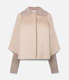 Christopher Kane Short Coat With Knitted Detail