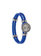 Roberto Cavalli Braided Bracelet - Blue