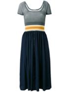 Tomas Maier - Waistband Dress - Women - Silk/polyester/viscose - 8, Green, Silk/polyester/viscose