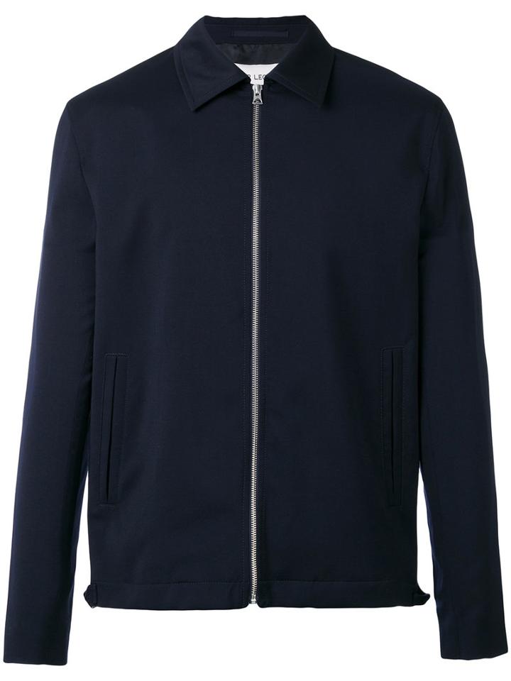 Casual Zip Jacket - Men - Viscose/virgin Wool - 50, Blue, Viscose/virgin Wool, Our Legacy