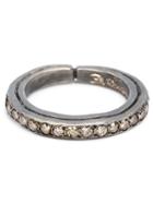 Rosa Maria Ester Ring, Women's, Size: 7 1/2, Metallic, Sterling Silver/diamond