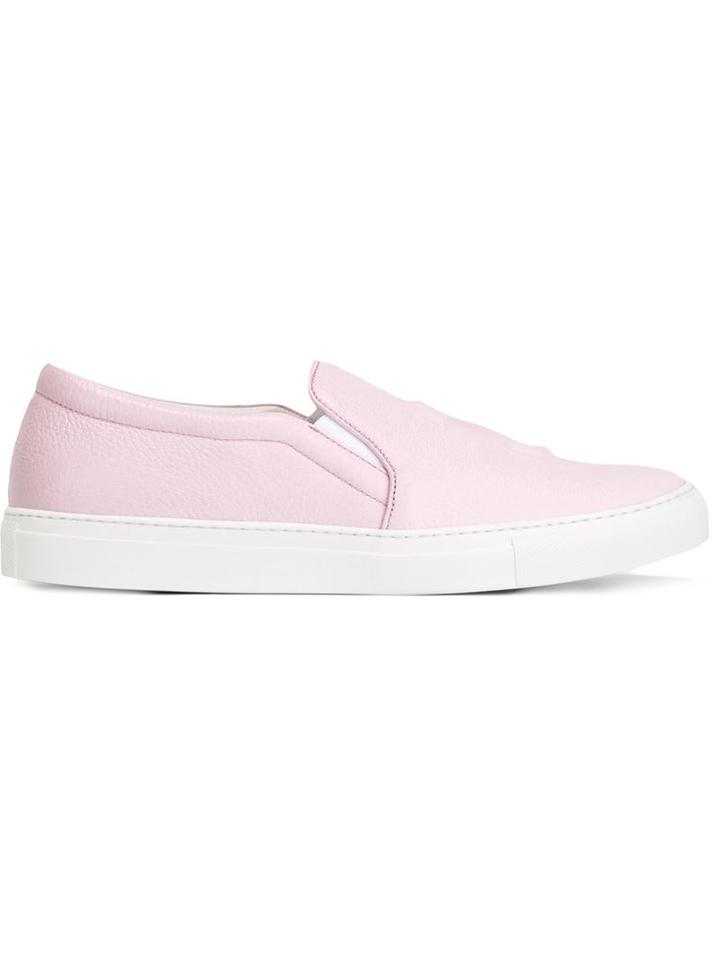 Joshua Sanders '23' Motif Slip On Sneakers