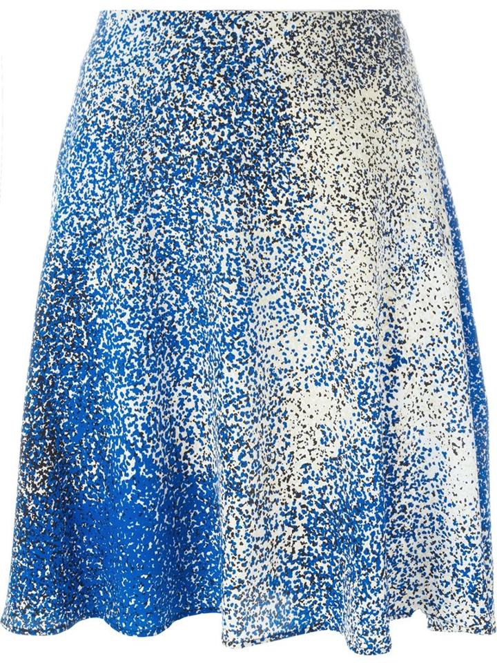 Kenzo Sand Skirt, Women's, Size: 42, Blue, Silk