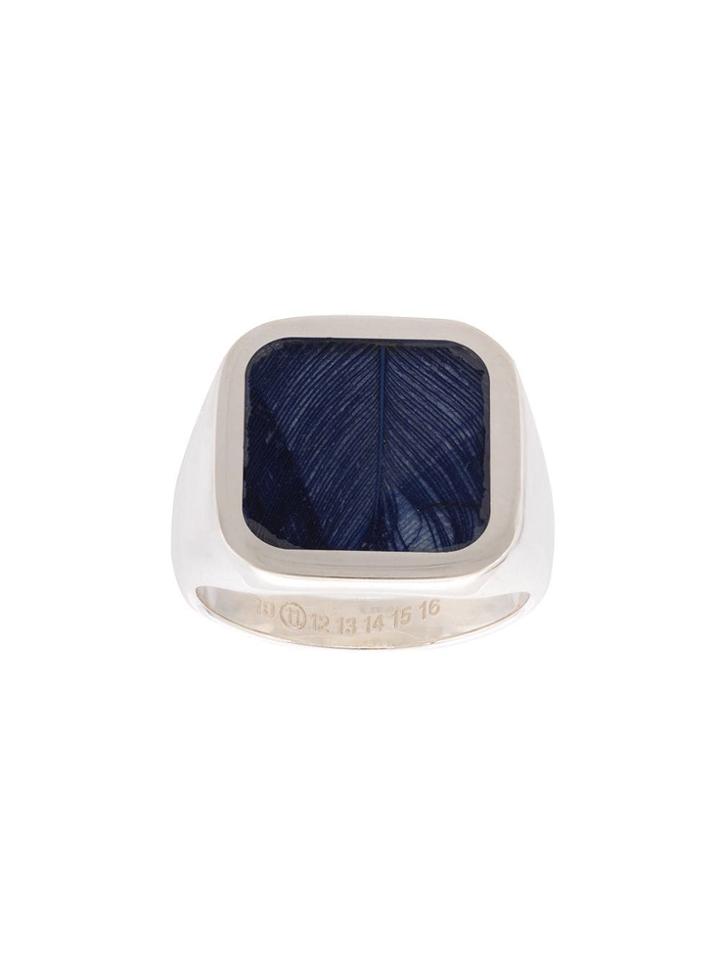 Maison Margiela Chunky Square Ring - Silver