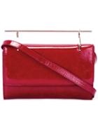 M2malletier Patent Bag, Women's, Red, Calf Leather