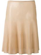 Chanel Vintage Pleated Skirt - Metallic