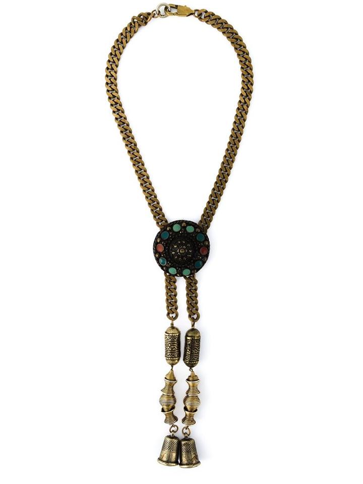 Jean Paul Gaultier Vintage Thimbles Pendant Necklace