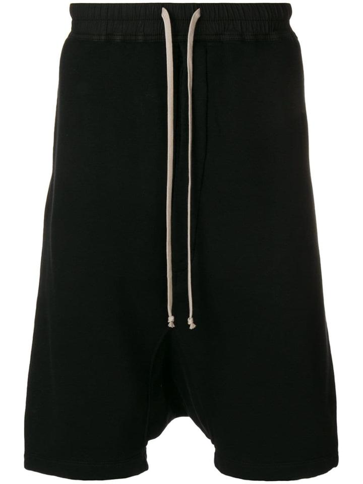 Rick Owens Drkshdw Loose Fitted Bermuda Shorts - Black