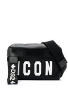 Dsquared2 Icon Tape Belt Bag - Black