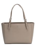 Tory Burch Small 'york' Buckle Tote, Women's, Nude/neutrals