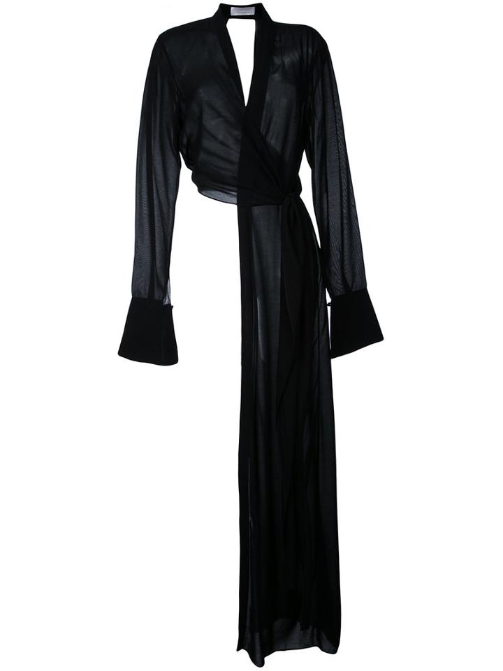 Juan Hernandez Daels - Asymmetric Blouse - Women - Rayon - M, Black, Rayon