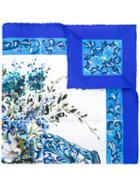 Dolce & Gabbana - Tile Printed Scarf - Women - Silk - One Size, Blue, Silk