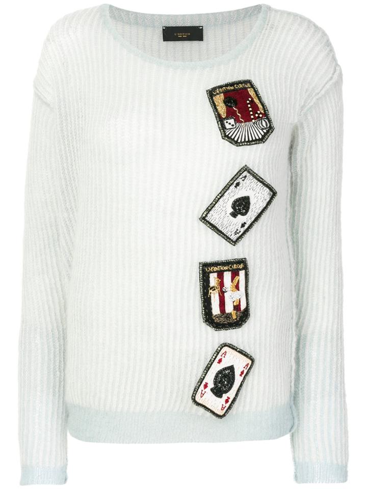 Lédition Knitted Jumper - Blue