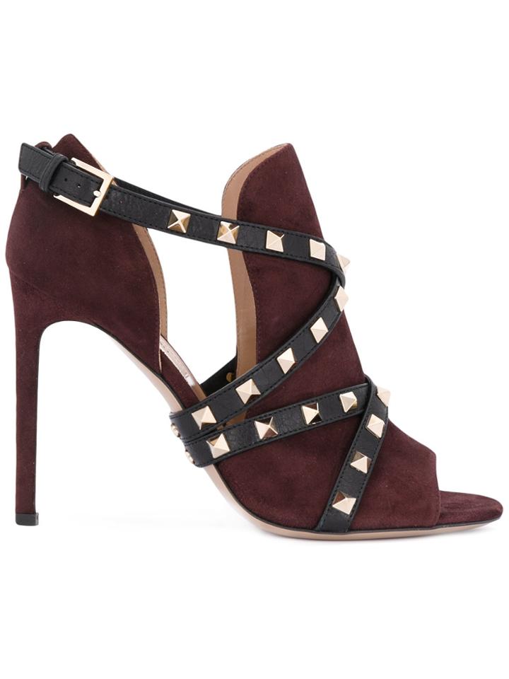 Valentino Valentino Garavani Studwrap Sandals - Brown