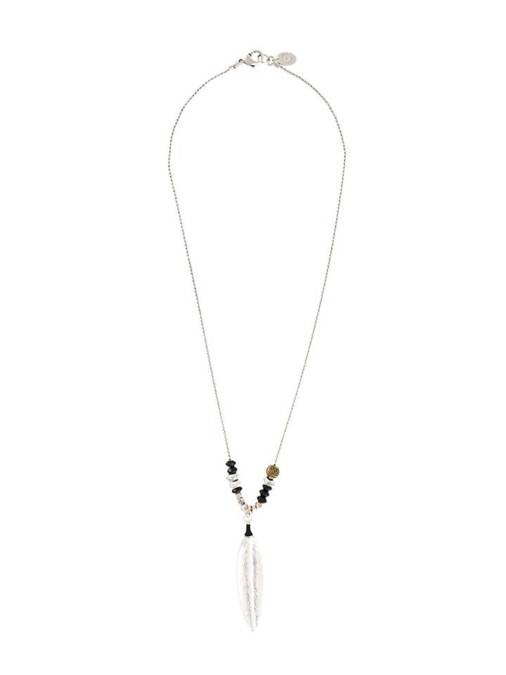 Gas Bijoux Plume Necklace - Metallic
