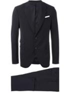 Neil Barrett Two-piece Suit, Men's, Size: 56, Blue, Polyester/polyurethane