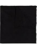 Faliero Sarti Frayed Hem Nerina Scarf - Black