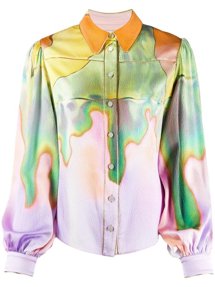 Peter Pilotto Peter Pilotto Tp07aw19 Abstract Pastel - Yellow