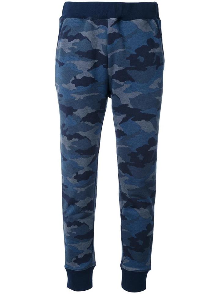Loveless Camouflage Sweatpants, Women's, Size: 36, Blue, Cotton