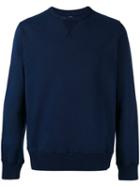 Doppiaa Crew Neck Sweatshirt, Men's, Size: Small, Blue, Cotton