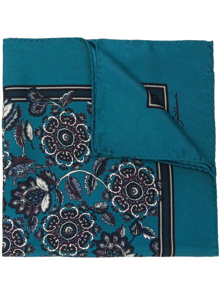 Dolce & Gabbana Floral Handkerchief - Blue