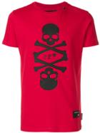 Philipp Plein Skull Patch T-shirt - Red