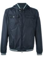 Moncler Jeanclaude Hooded Jacket, Men's, Size: 3, Blue, Polyamide