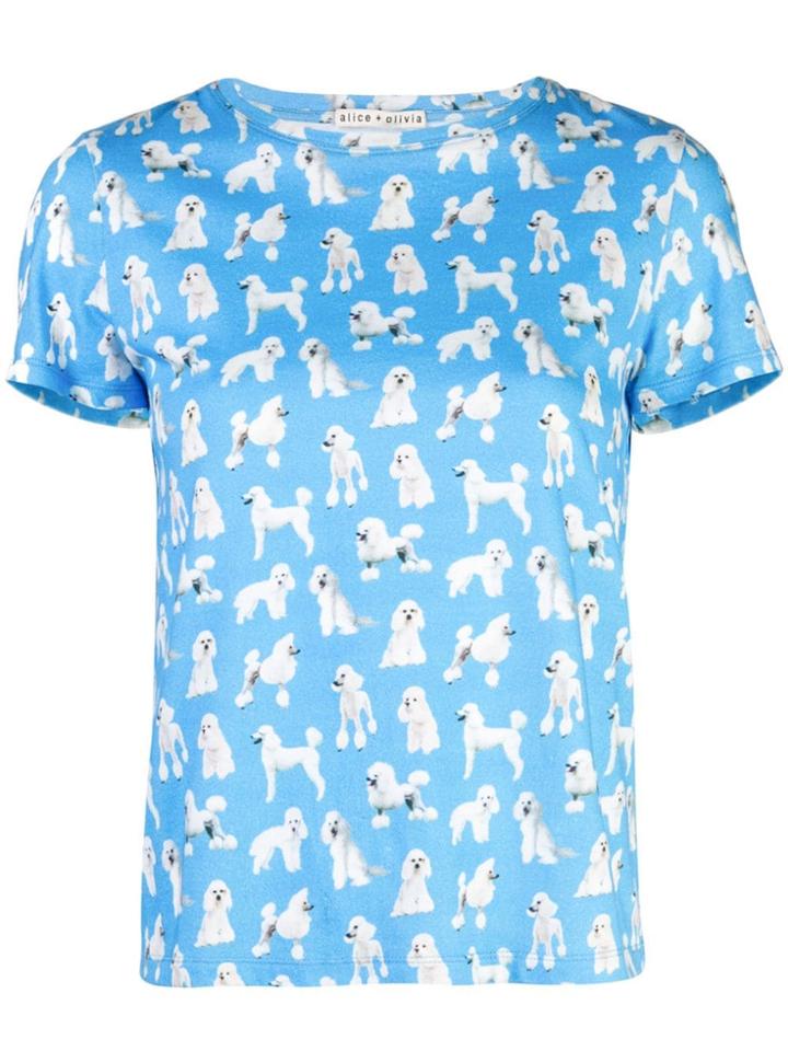 Alice+olivia Rylyn T-shirt - Blue