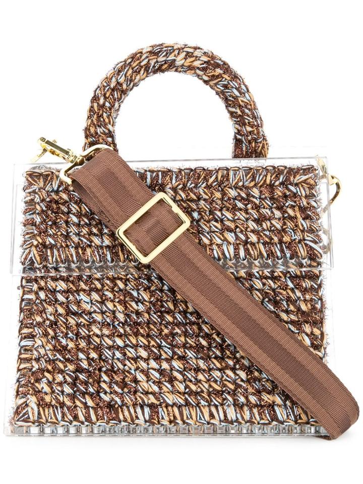0711 Large Copacabana Tote Bag - Brown