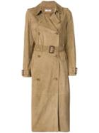 Desa 1972 Belted Double-breasted Coat - Nude & Neutrals