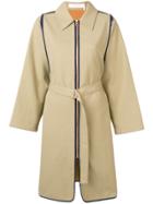 See By Chloé Zipped Trench Coat - Brown