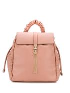 Liu Jo Foldover Top Backpack - Pink