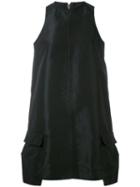 Rick Owens Mini Tunic Dress, Women's, Size: 40, Black, Silk/polyester