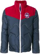 Maison Kitsuné Two-tone Puffer Jacket - Blue