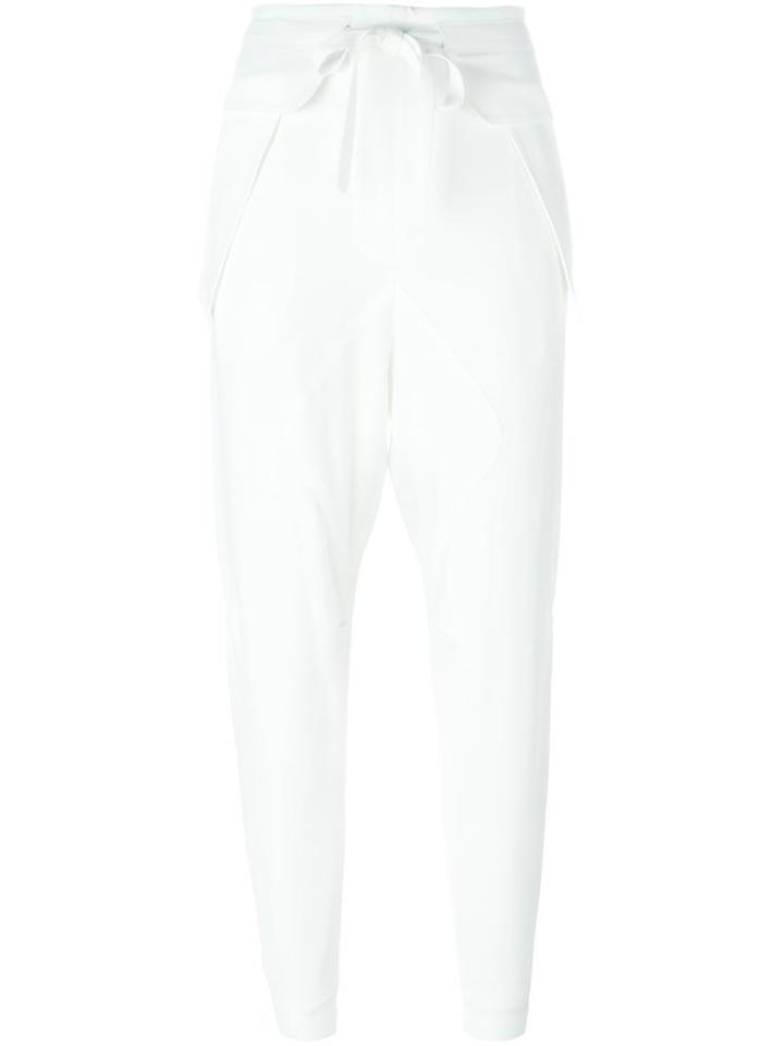 Chloé Back Zip Detail Tapered Trousers