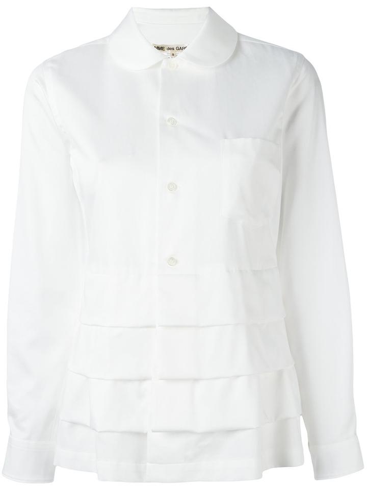 Comme Des Garçons - Layered Shirt - Women - Cotton - S, Women's, White, Cotton
