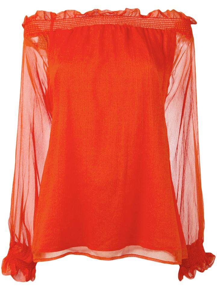 See By Chloé Embroidered Dot Blouse - Nude & Neutrals