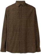 Saint Laurent Polka Dot Shirt - Brown