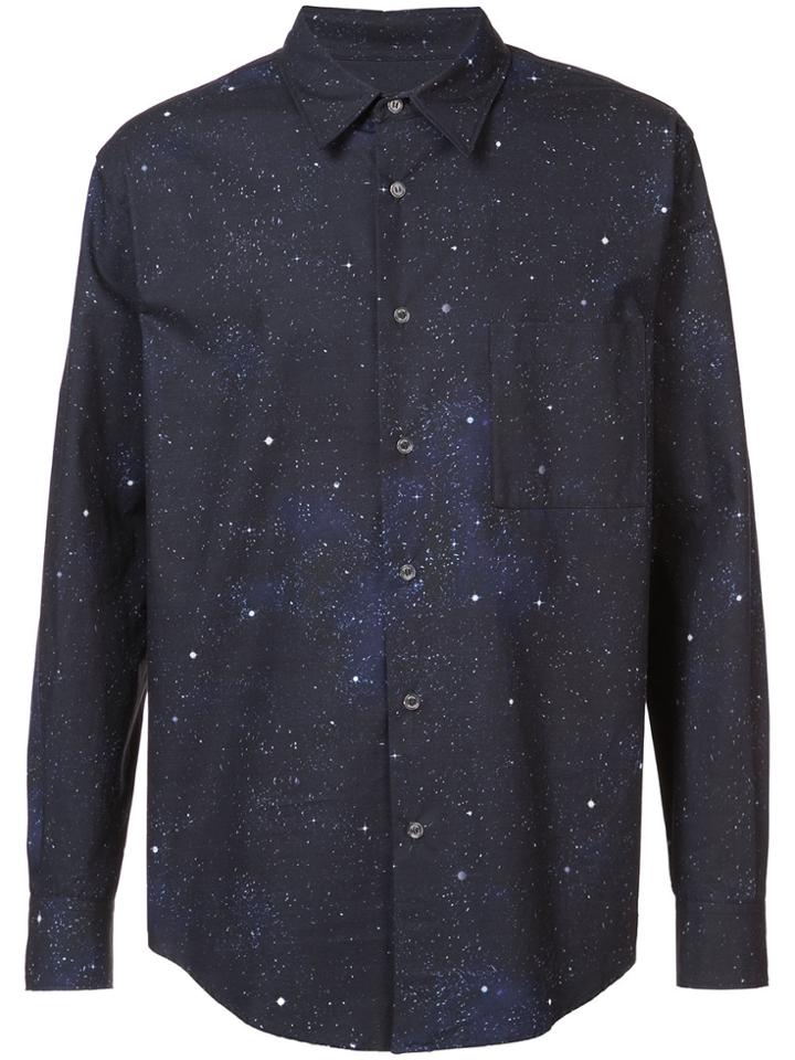 Off-white Galaxy Print Shirt - Blue