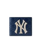 Gucci Wallet With Ny Yankees&trade; Patch - Blue