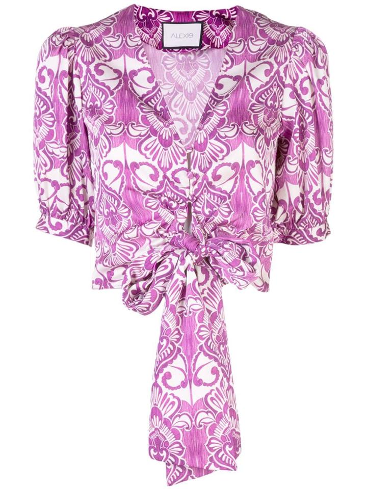 Alexis Sora Knot Top - Purple